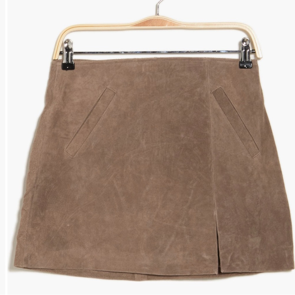 NWT Blank NYC real suede mini skirt